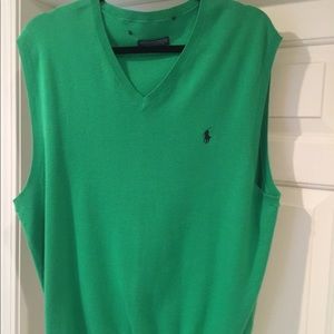 Polo Ralph Lauren Green Sweater Vest